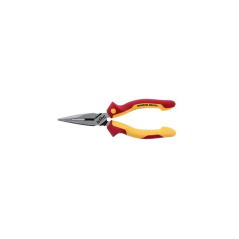 WIHA Industrial Long Nose Pliers – 1000V Insulated c80759f3 1872 4626 8c54 7f66655cb0a2 6.3" Industrial Long Nose Pliers - Insulated