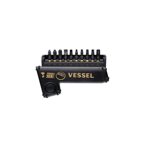 VESSEL Rechargeable Ball Grip Gold edition Screwdriver Limited Edition Kit